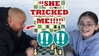 11 Year Old Girl Sets Genius Queen Trap On Move 10! Dazzling Dada vs Big Mikey
