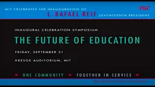 'Future of Education' symposium