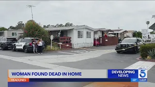 Woman found dead in Torrance home