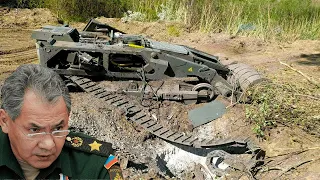 Российский робот-сапёр "Уран-6" "героически" обезвредил собой противотанковую мину...