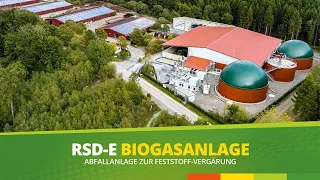 Biogasanlage für Bioabfall und Grüngut