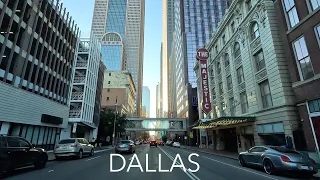 Dallas Texas City Drive 4K - Driving Tour