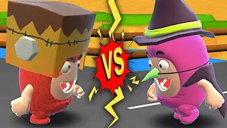 Oddbods Turbo - Halloween Fuse VERSUS Halloween Newt