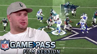 Lane Johnson Breaks Down Blocking Angles, Hand Placement, & More | NFL Film Session