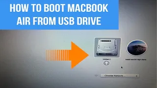 HOW TO BOOT MACBOOK AIR FROM USB DRIVE