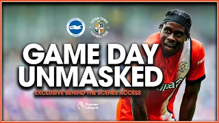 Our first ever PREMIER LEAGUE game! 👒 | GAME DAY UNMASKED | Brighton 4-1 Luton