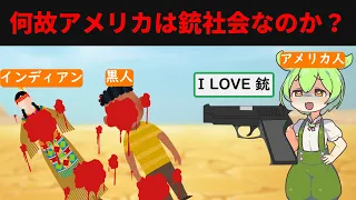 アメリカと銃社会の歴史【ずんだもん ゆっくり解説】