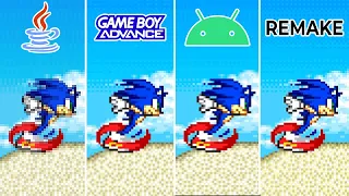 Sonic Advance (2001) Java vs GBA vs Android vs Fan Remake (Which One is Better?)