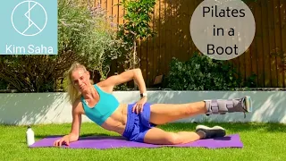 Pilates Workout in a Boot - with foot / ankle injury
