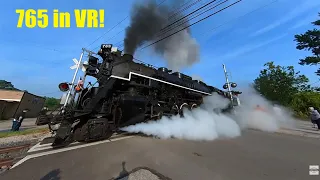 Nickel Plate Road 765 in VR! (360 Video)