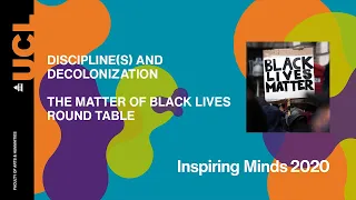 The Matter of Black Lives: Discipline(s) and Decolonization