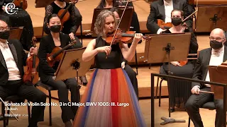 Hilary Hahn performs Largo from Bach's Sonata for Violin Solo No. 3