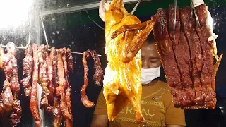 Street Food Night Market - Russian Market - Phnom Penh, Cambodia