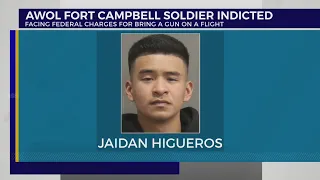 AWOL Fort Campbell soldier indicted