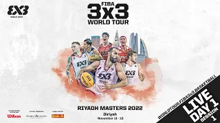 RE-LIVE | FIBA 3x3 World Tour Riyadh 2022 | Day 1 - Qualifying Draw