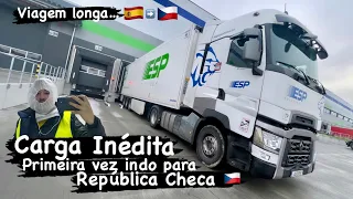 Carregando na Espanha para República Checa 🇨🇿 - Carga Inédita- Parte 1