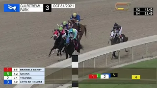 Gulfstream Park Carrera 3 - 31 de Octubre 2021