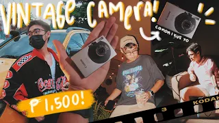 Why I Bought a Vintage DigiCam + film vibe photoshoot (canon ixus 70)