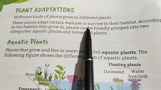 grade-4 science ch-2 plant adaptation.part-1