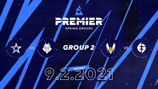 Complexity vs G2, Vitality vs EG | BLAST Premier Spring Group 2 Day 2