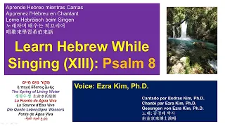 Learn Hebrew while Singing (XIII): Psalm 8
