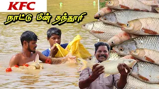 மனசை ஏரியில் பிடித்த K.F.C நாட்டு மீன் தந்தூரி | Caught in the  Lake K.F.C Country Fish Tandoori