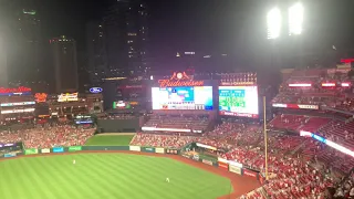 St. Louis Cardinals 2021 Victory Celebration With FireWorks Vs. Chicago Cubs