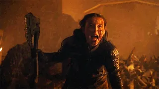 Lyanna Mormont Kills a Giant + Death Scene (Game of thrones season 8 episode 3)