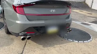 Hyundai Sonata N Line Exhaust Sound-Revving, Muffler & Resonator Delete, Downpipe, Catback Exhaust