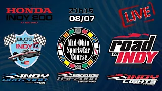 Fórmula Indy 2021: Final de semana em MidOhio na #Honda200 no #RoadToIndy #USF2000 #IndyLights