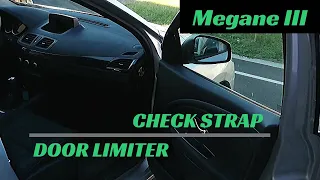 Check strap / door limiter change on Renault MEGANE III