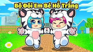 HIHA HỔ TRẮNG BẤT NGỜ GẶP YUMMIE HỔ TRẮNG CUTE TRONG MINECRAFT*CẶP ĐÔI HỔ TRẮNG 🥰🤣