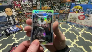 Panini Prizm Football 2023 NFL Mega Box Opening/Review. Green pulsar prizms. Where are you CJ ?