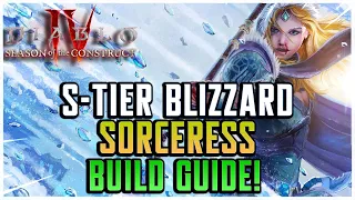 BLIZZARD SORCERER BUILD GUIDE Diablo 4 Season 3!