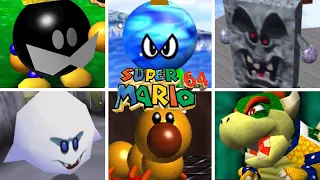 SUPER MARIO 64 - All Bosses