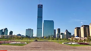 Абу Даби Плаза | Новый Линейный парк (Самое высокое здание в Центральной Азии) небоскрёб Казахстан