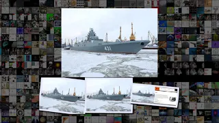 Первый российский серийный корабль дальней морской зоны вышел на испытания