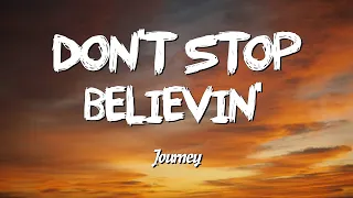 Don't Stop Believin - Joumey(Lyrics)