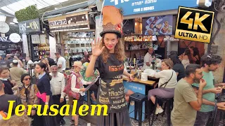 Friday! Walk in Jerusalem through the Mahane Yehuda market and city center.