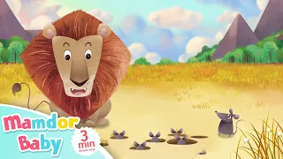 The Lion and The Mouse(狮子与老鼠) | Fairy Tales in English | Story for kids | Mamdor Baby❤️