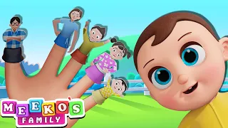 😻🖐️ Finger Family Song - Baby Finger Where are You? | Meeko's Family Nursery Rhymes