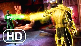 JUSTICE LEAGUE Green Lantern Vs Yellow Lantern Fight Scene 4K ULTRA HD - Injustice Cinematic