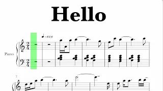Lionel Richie - Hello Sheet Music