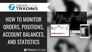 ATAS | Order Flow Trading - How to Monitor Orders, Positions, Account Balances, and Statistics