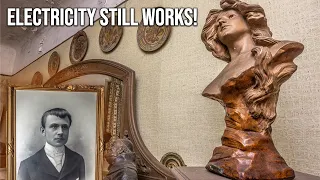 Magnificent abandoned French time-capsule mansion of busts - Electricity still works!