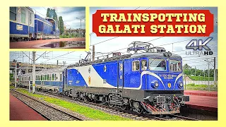 [4K] Activitate Feroviara in Gara Galati / Railway Activity in Galati | Trenuri | June 17th 2021