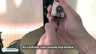 Tuto: Flsun V400 - Comment régler la tension de vos courroies ? | Atome3D