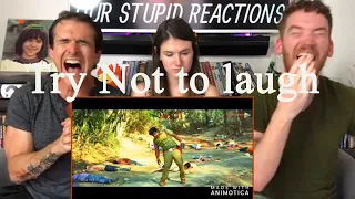 Funniest reaction to Bollywood action scenes, Try not to laugh challenge, challenge accepted?