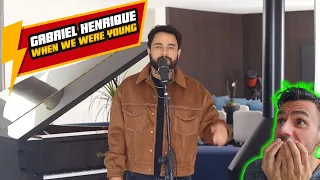 When We Were Young - Gabriel Henrique (REACTION) First Time Hearing Adele Cover