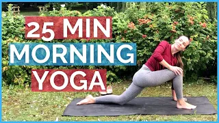 25 min Morning Yoga with Nature Sounds - The BEST way to start your day! ☀️